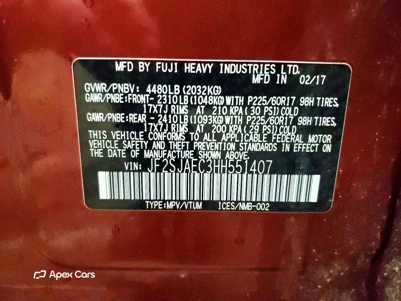 Subaru Forester 2017