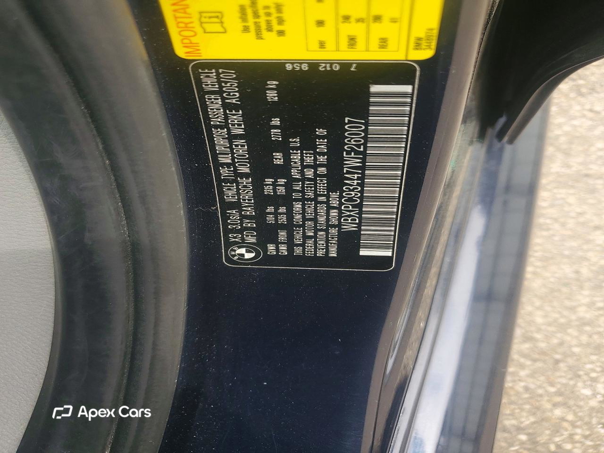 BMW X3 2007