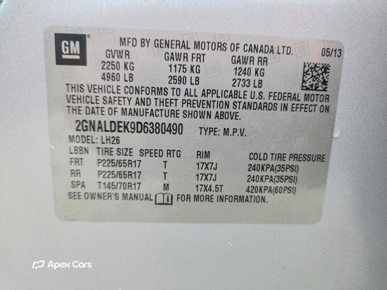 Chevrolet Equinox 2013