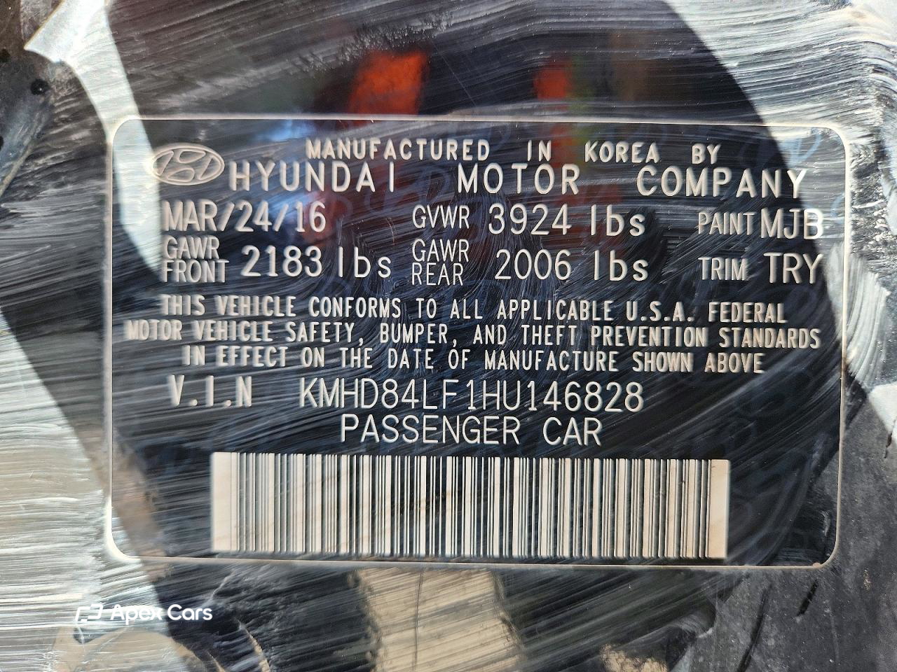 Hyundai Elantra 2017