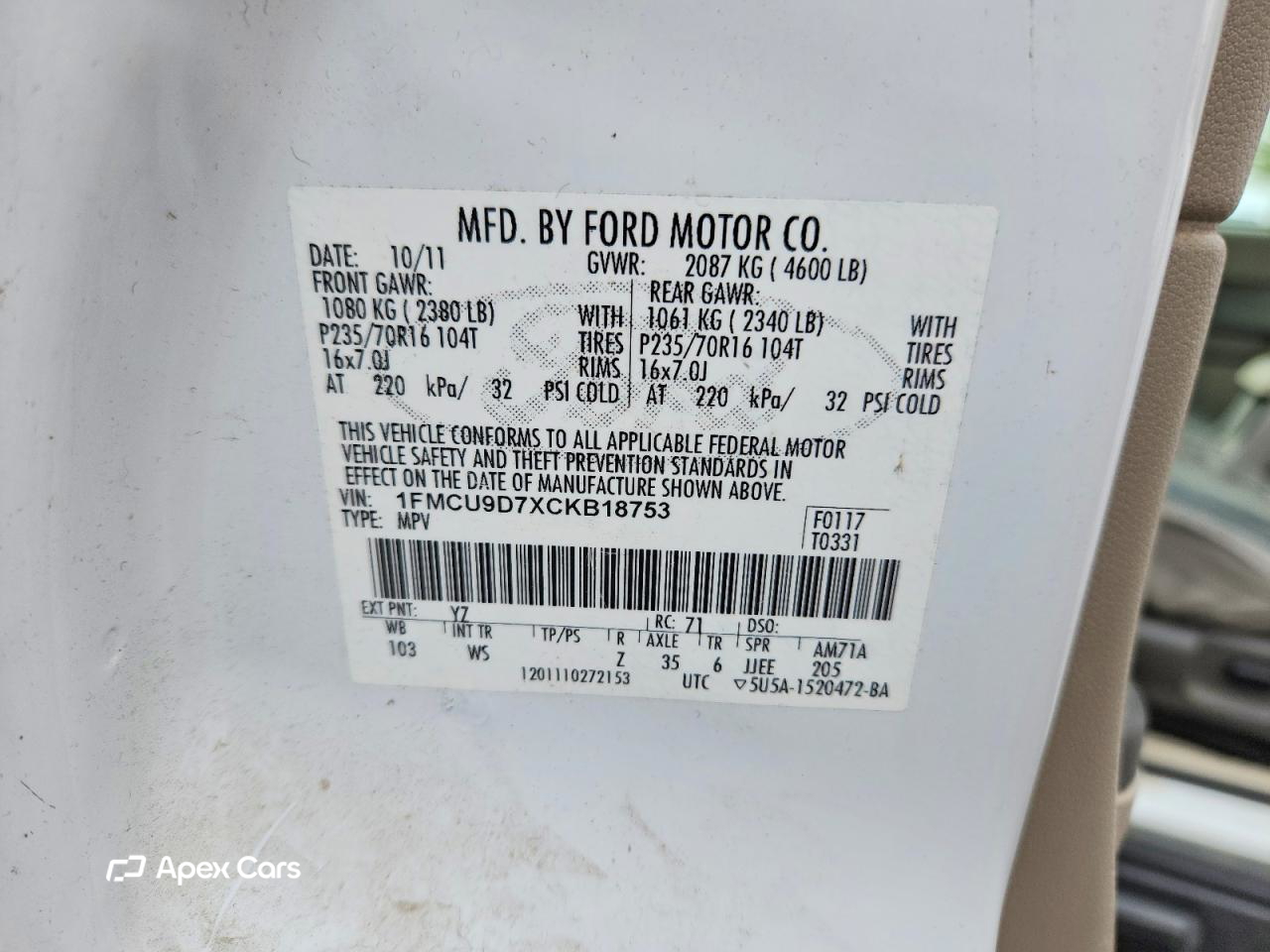Ford Escape 2012