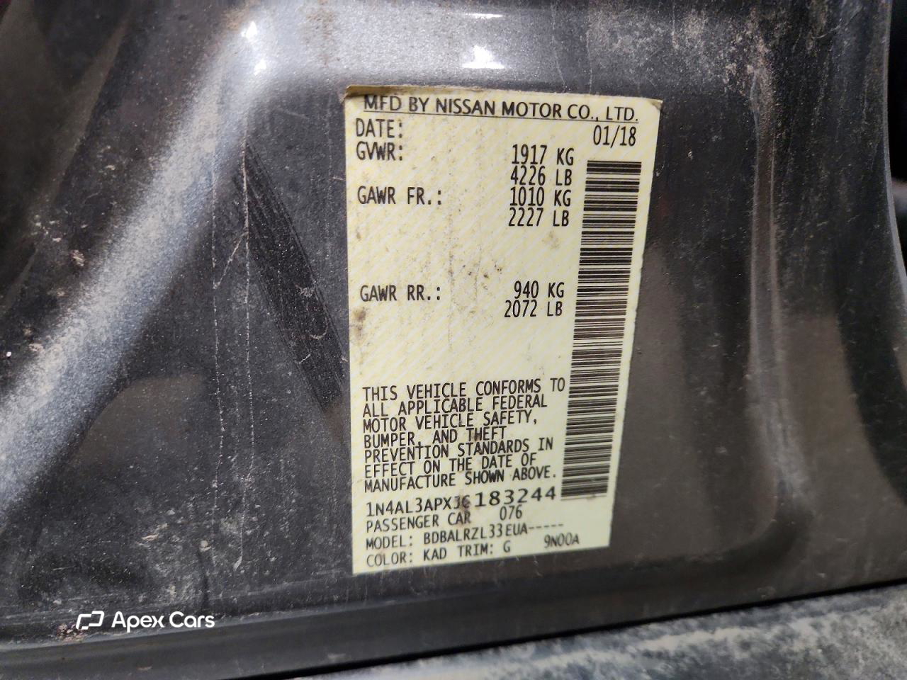 Nissan Altima 2018
