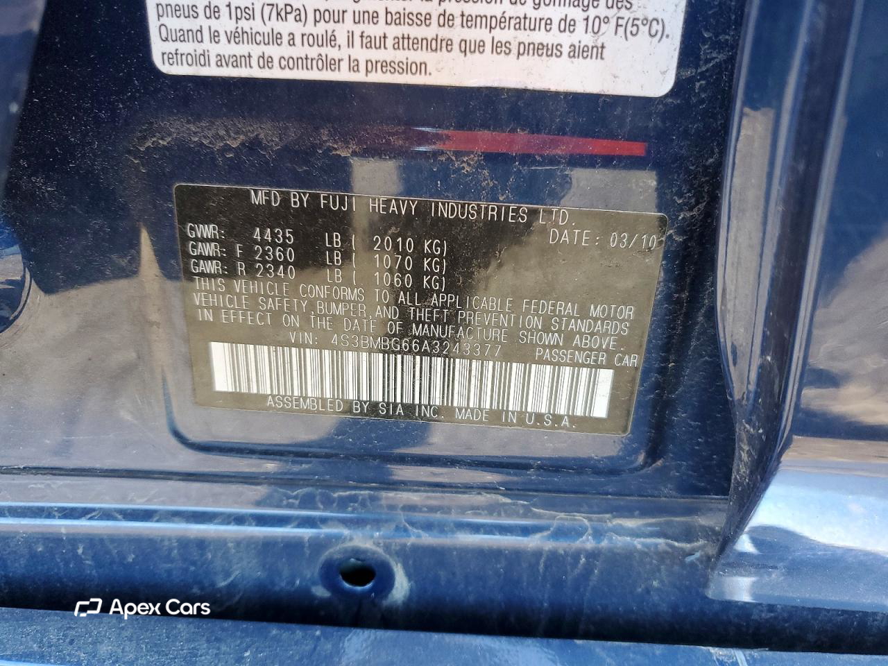 Subaru Legacy 2010