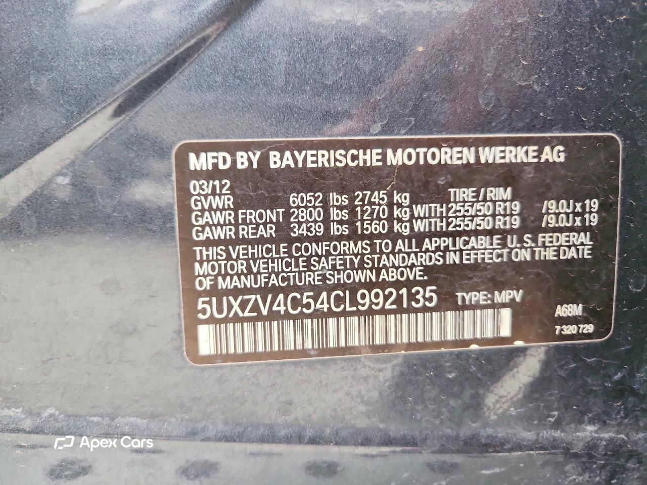 BMW X5 2012