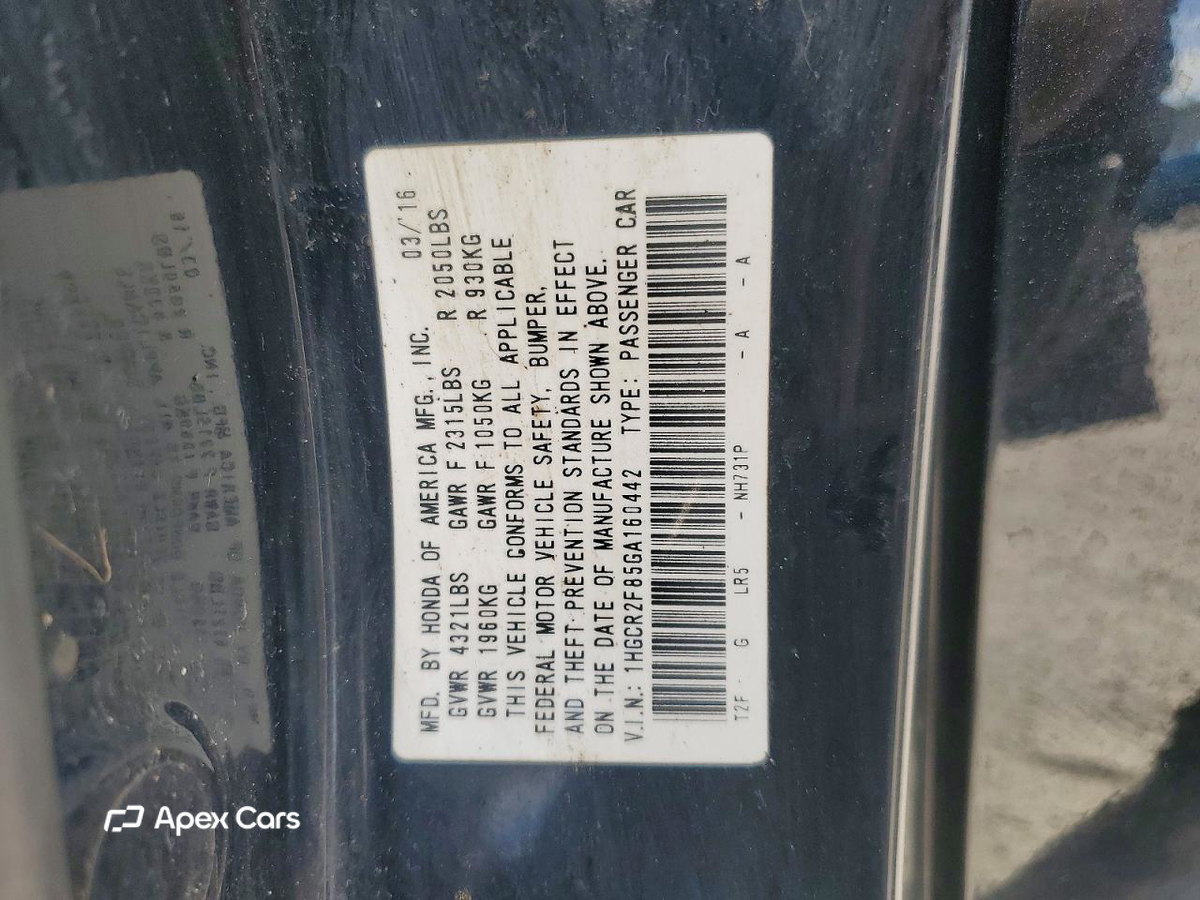 Honda Accord 2016