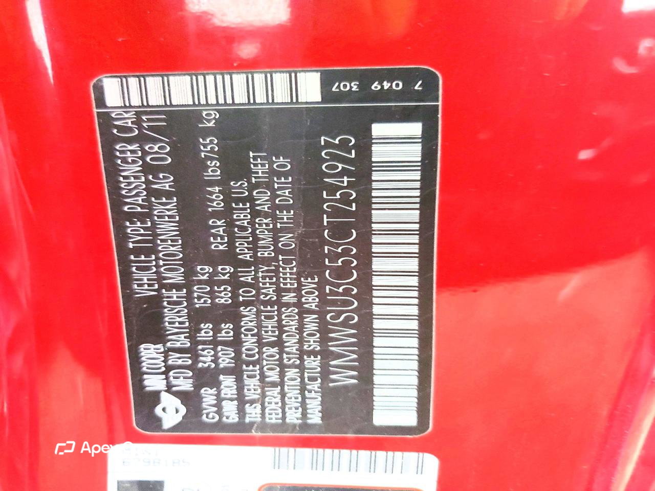 MINI Cooper 2012