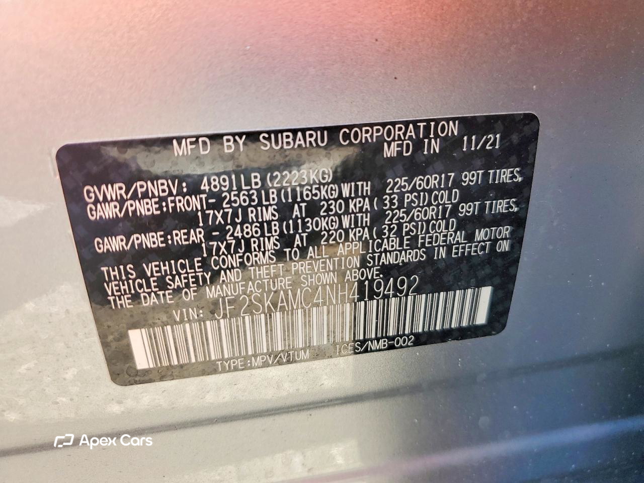 Subaru Forester 2022