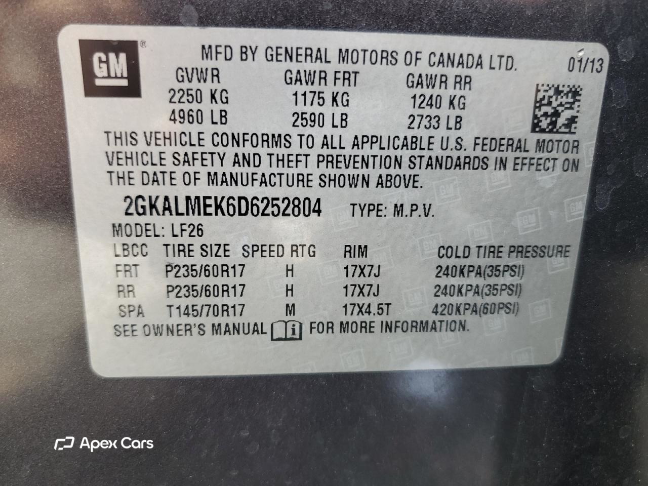 GMC Terrain 2013