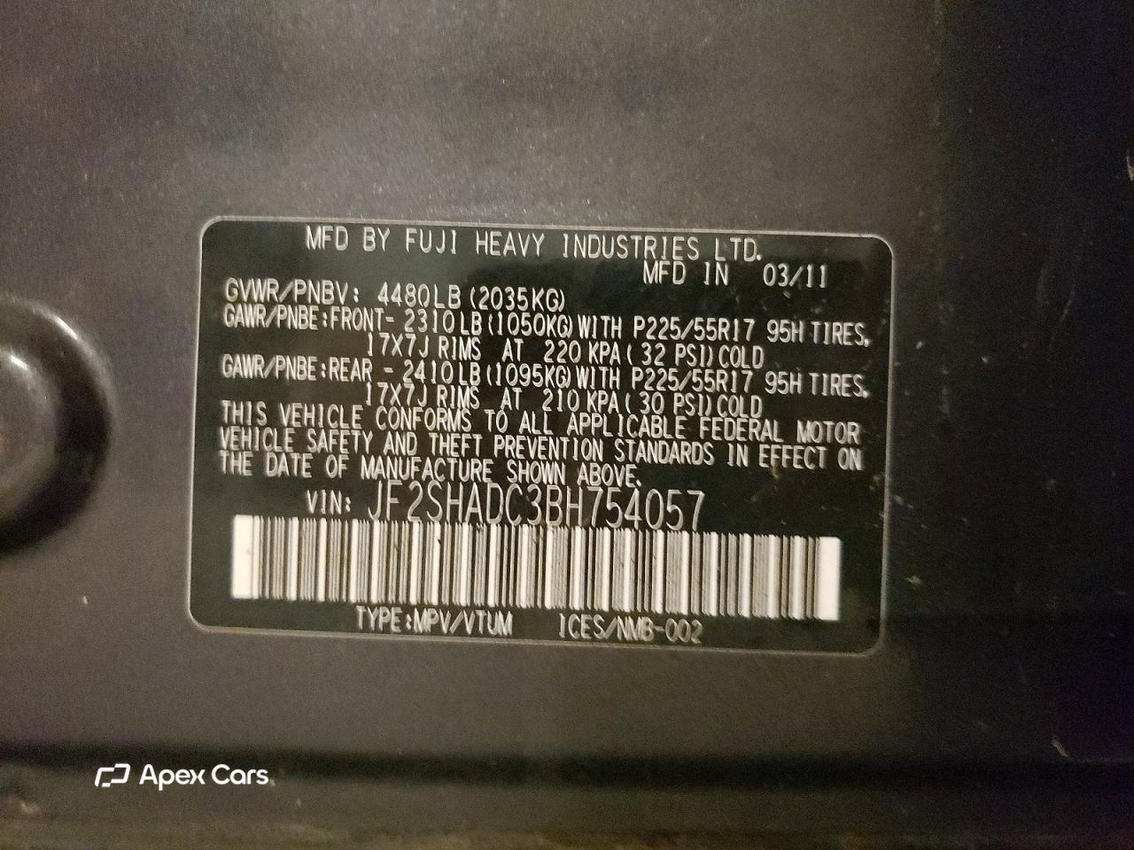 Subaru Forester 2011