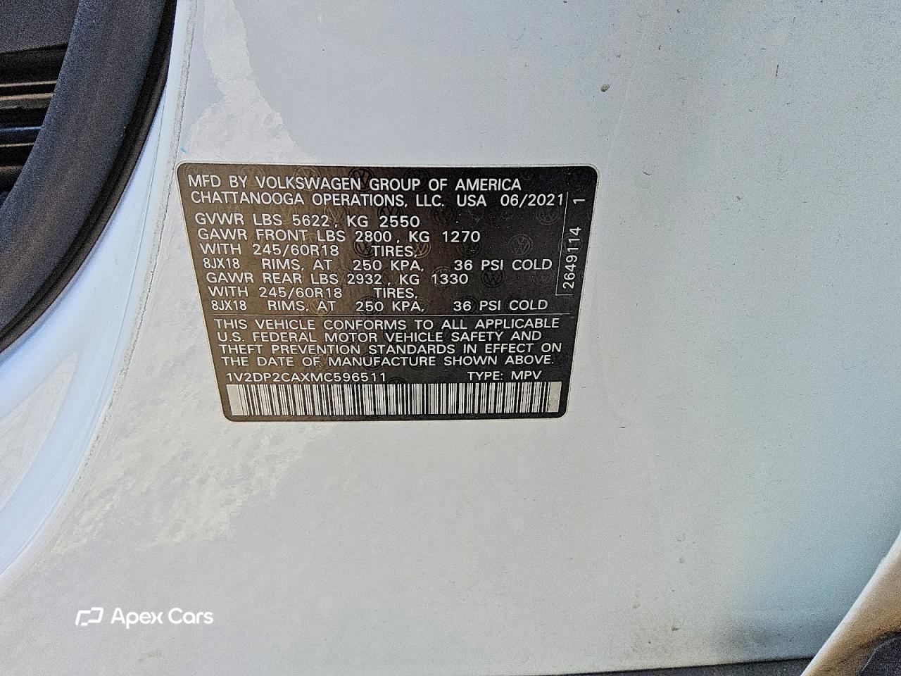 Volkswagen Atlas 2021