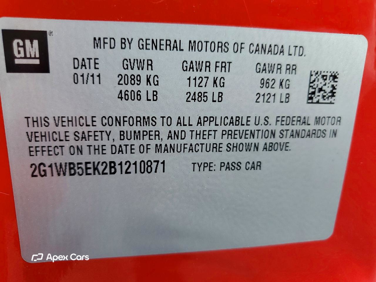Chevrolet Impala 2011