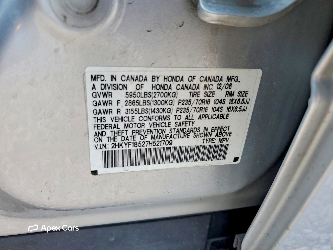 Honda Pilot 2007