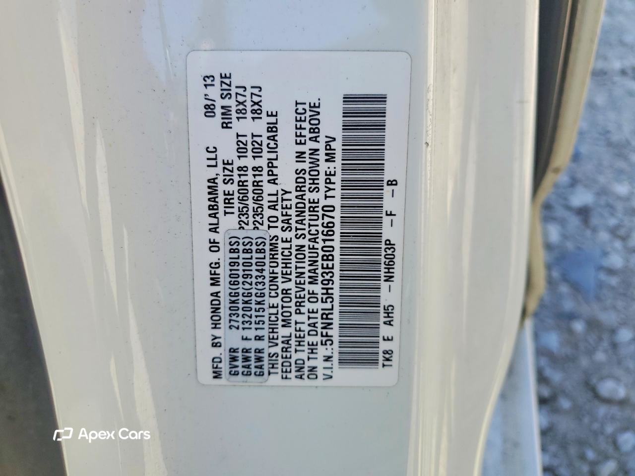 Honda Odyssey 2014
