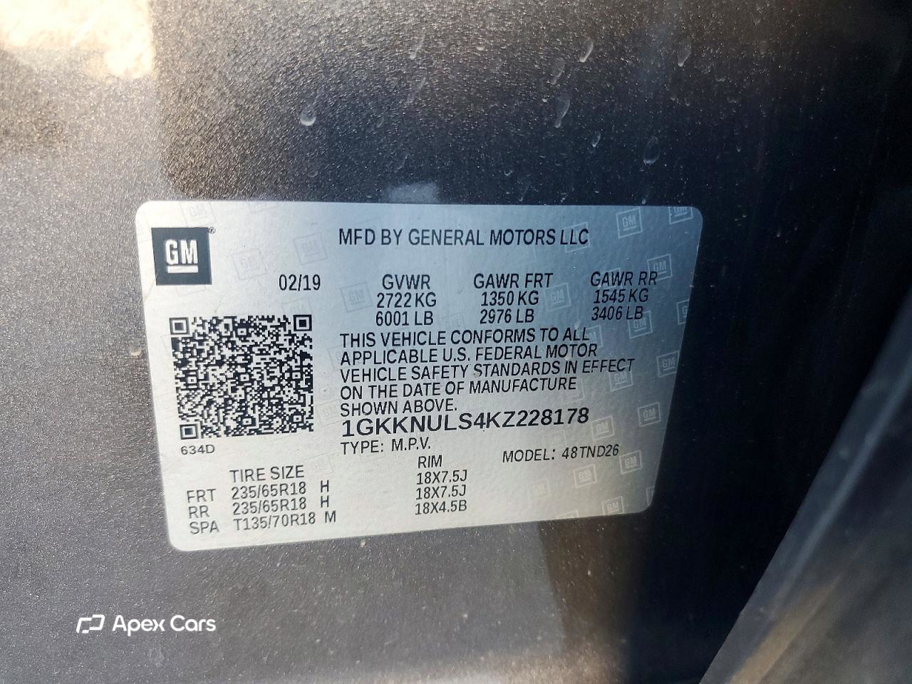 GMC Acadia 2019