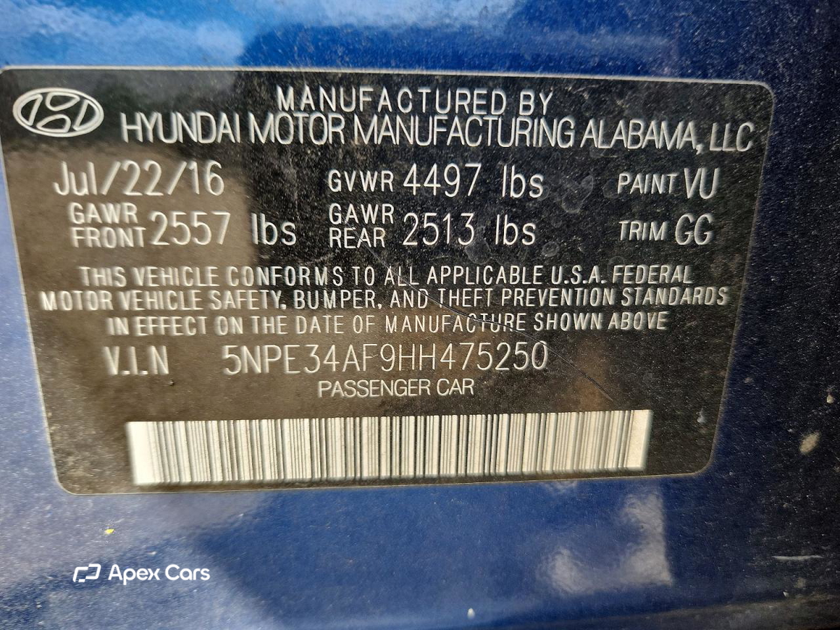 Hyundai Sonata 2017