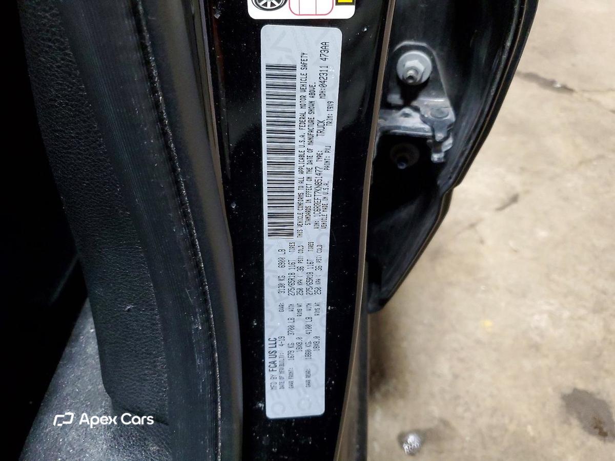 RAM 1500 2019