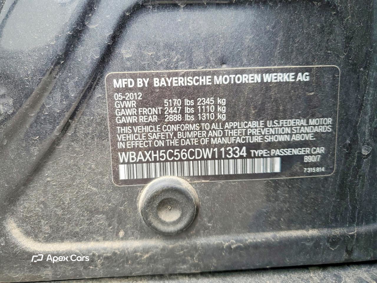 BMW Series 5 2012