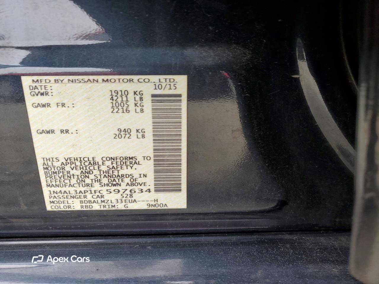 Nissan Altima 2015
