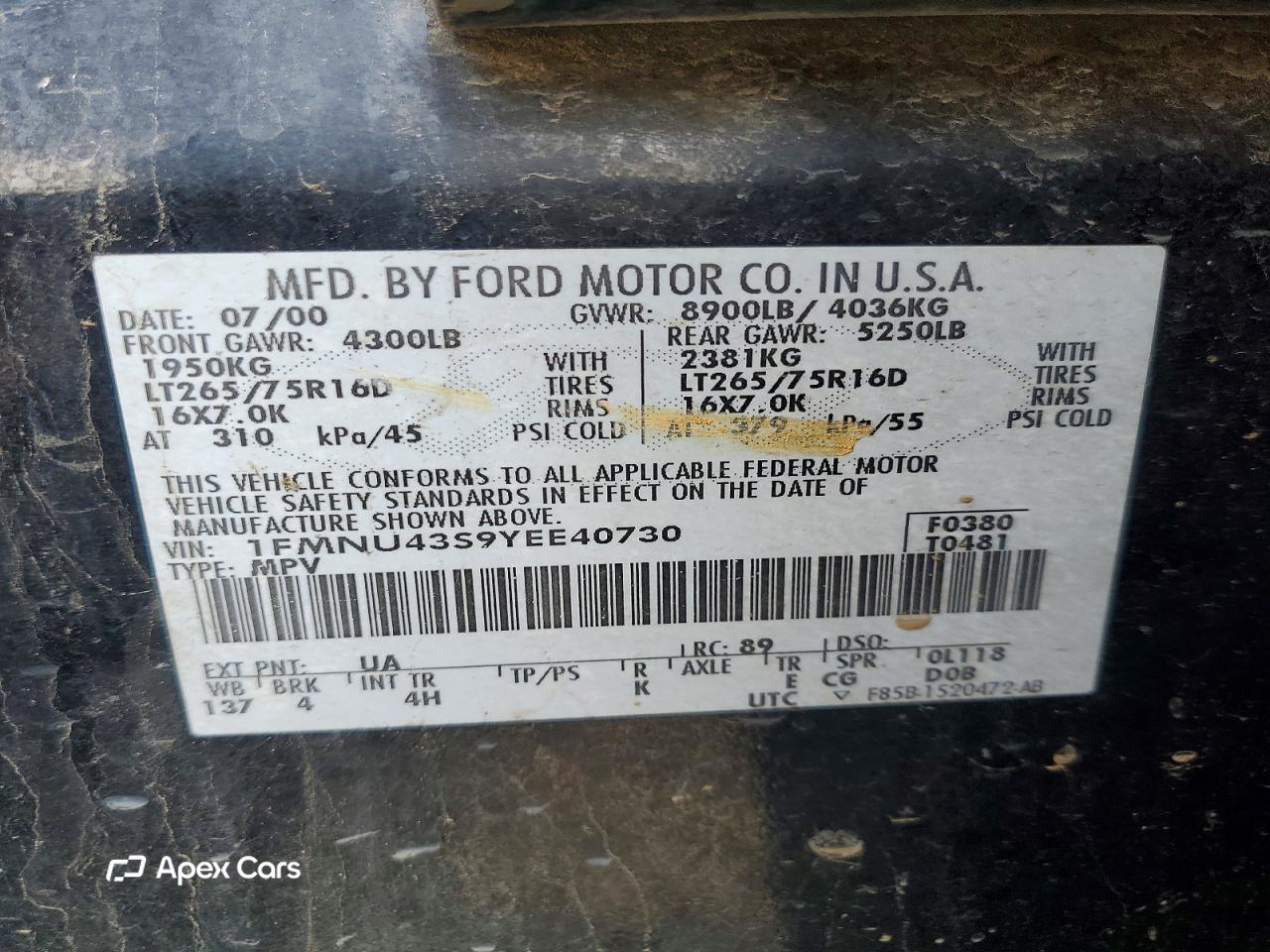 Ford Excursion 2000