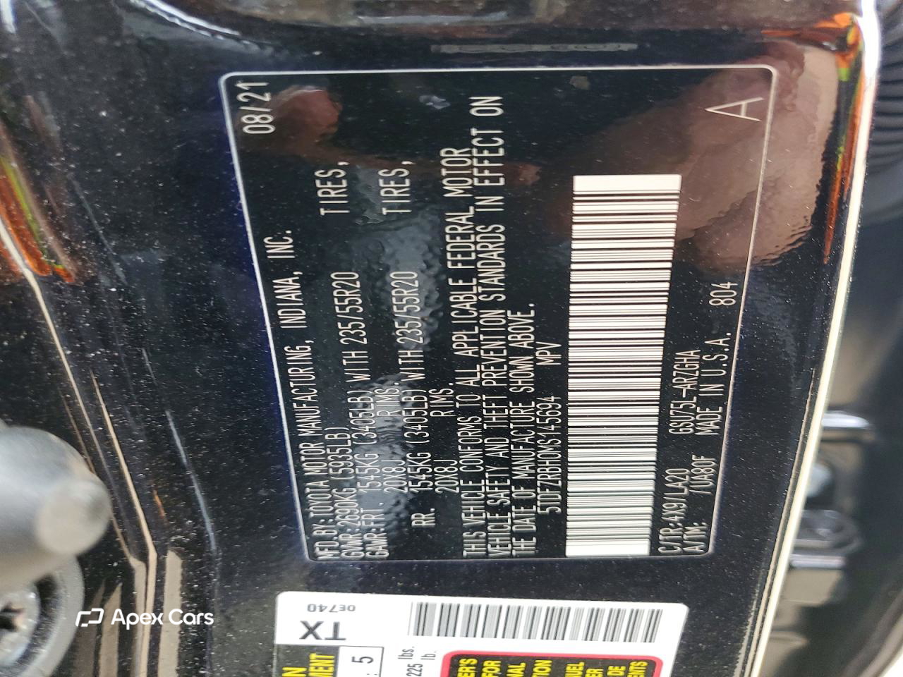 Toyota Highlander 2021