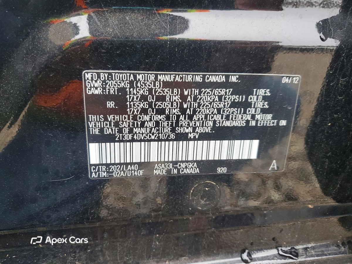 Toyota RAV 4 2012