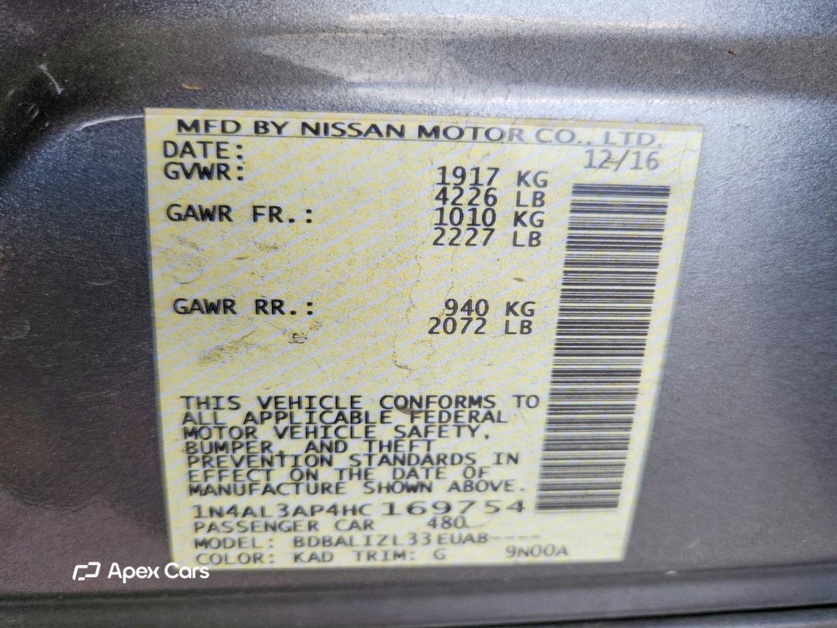 Nissan Altima 2017