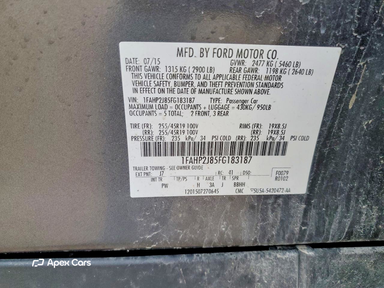Ford Taurus 2015