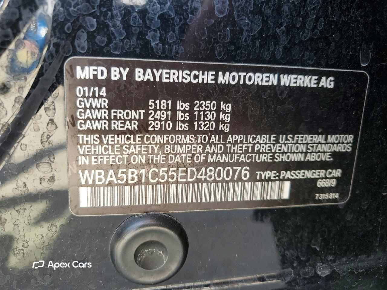 BMW Series 5 2014