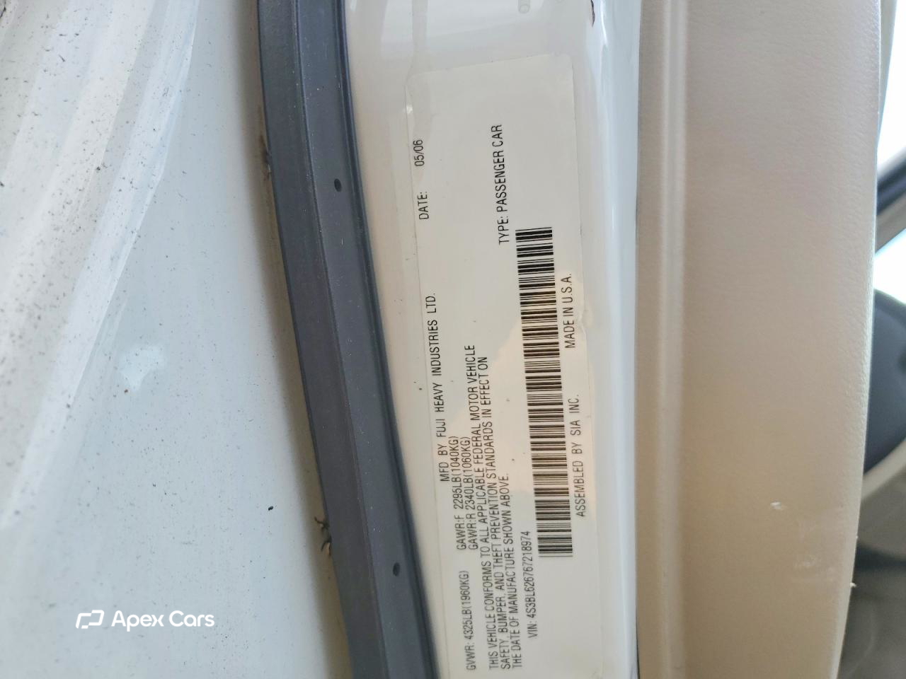 Subaru Legacy 2006