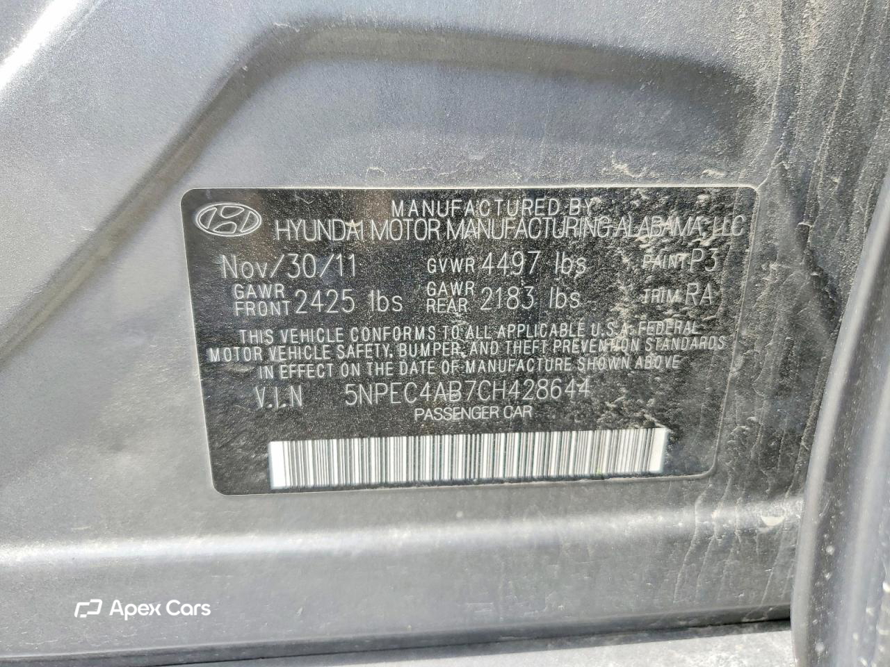Hyundai Sonata 2012