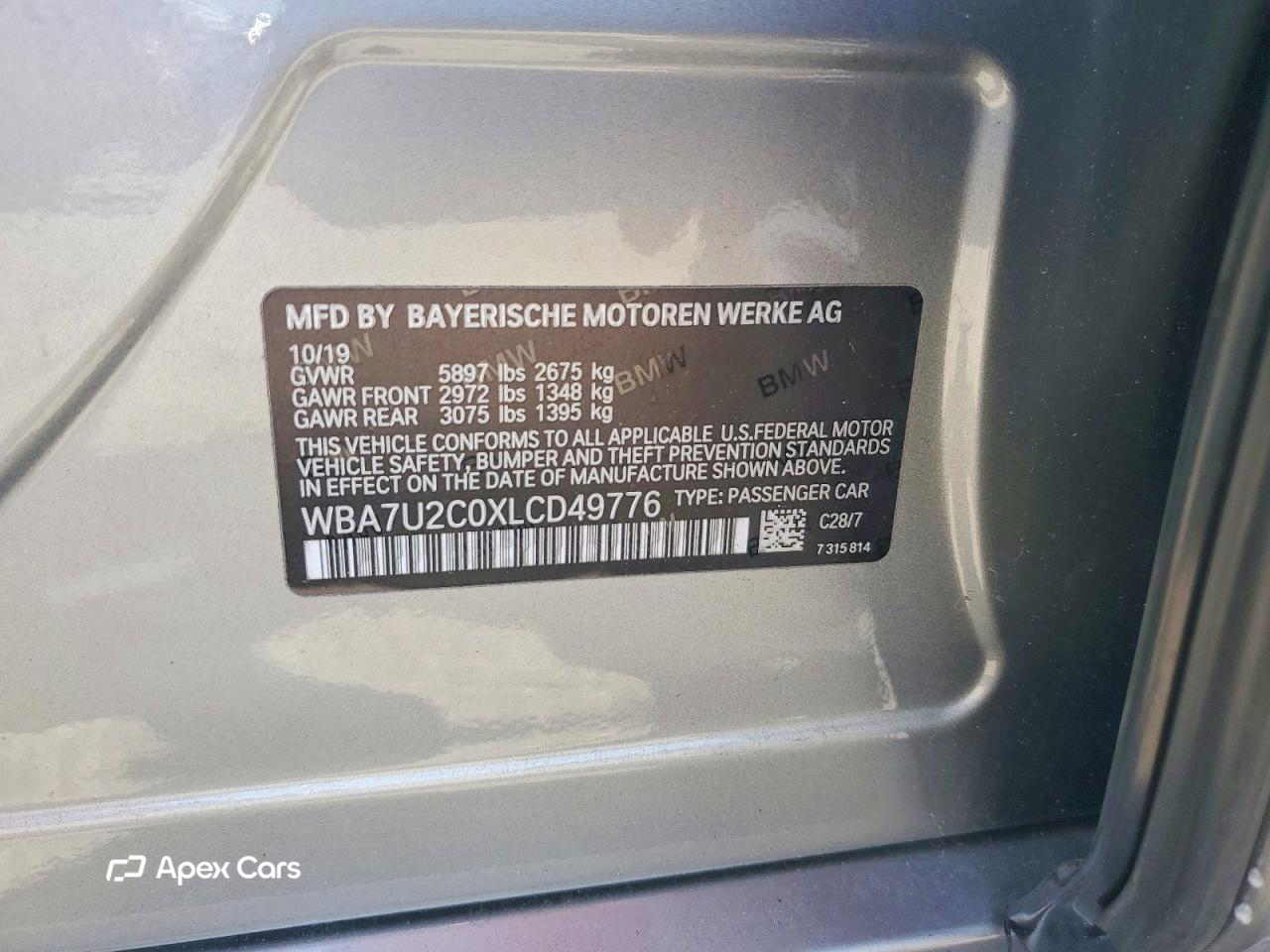 BMW Series 7 2020