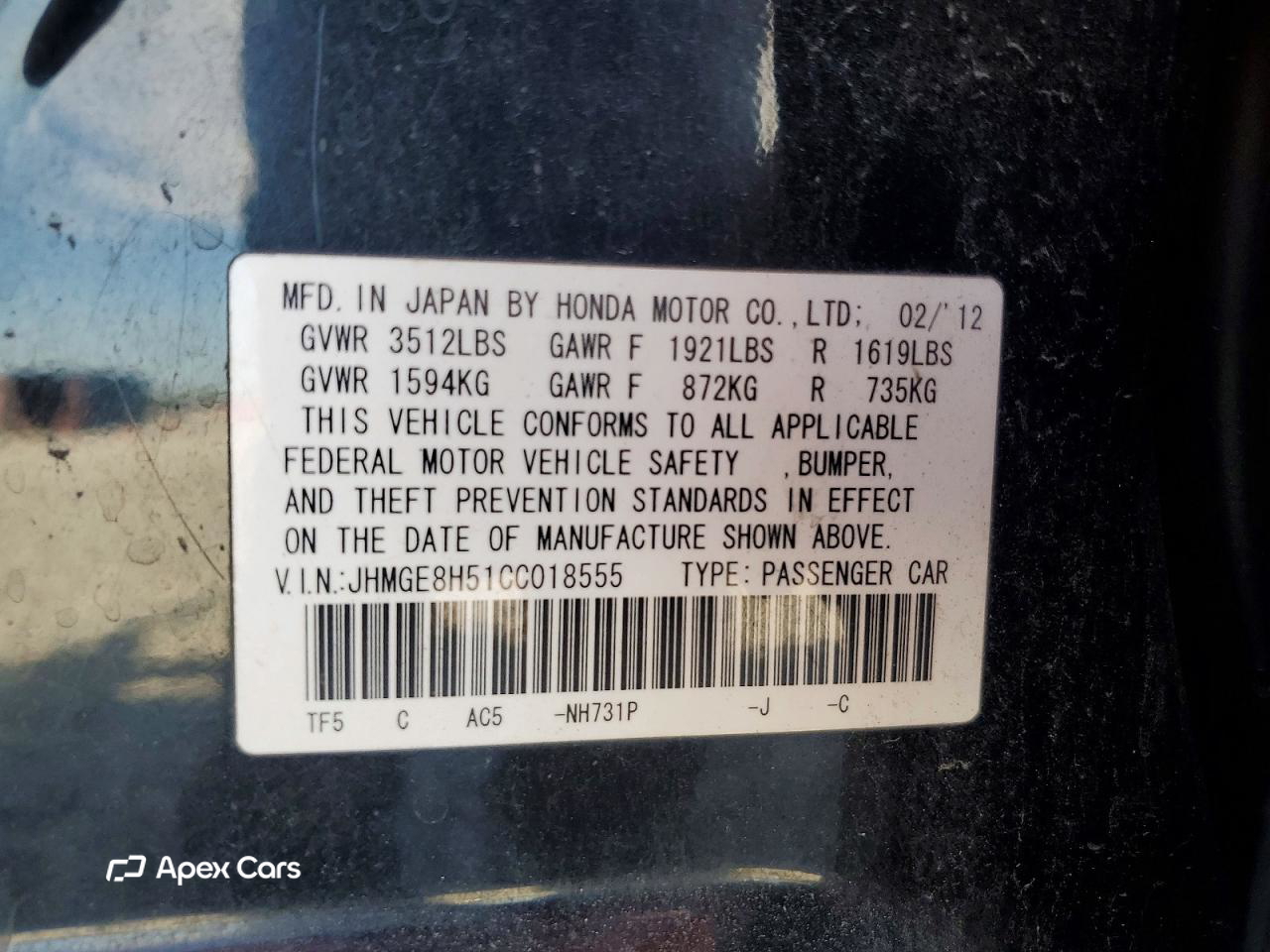 Honda Fit 2012