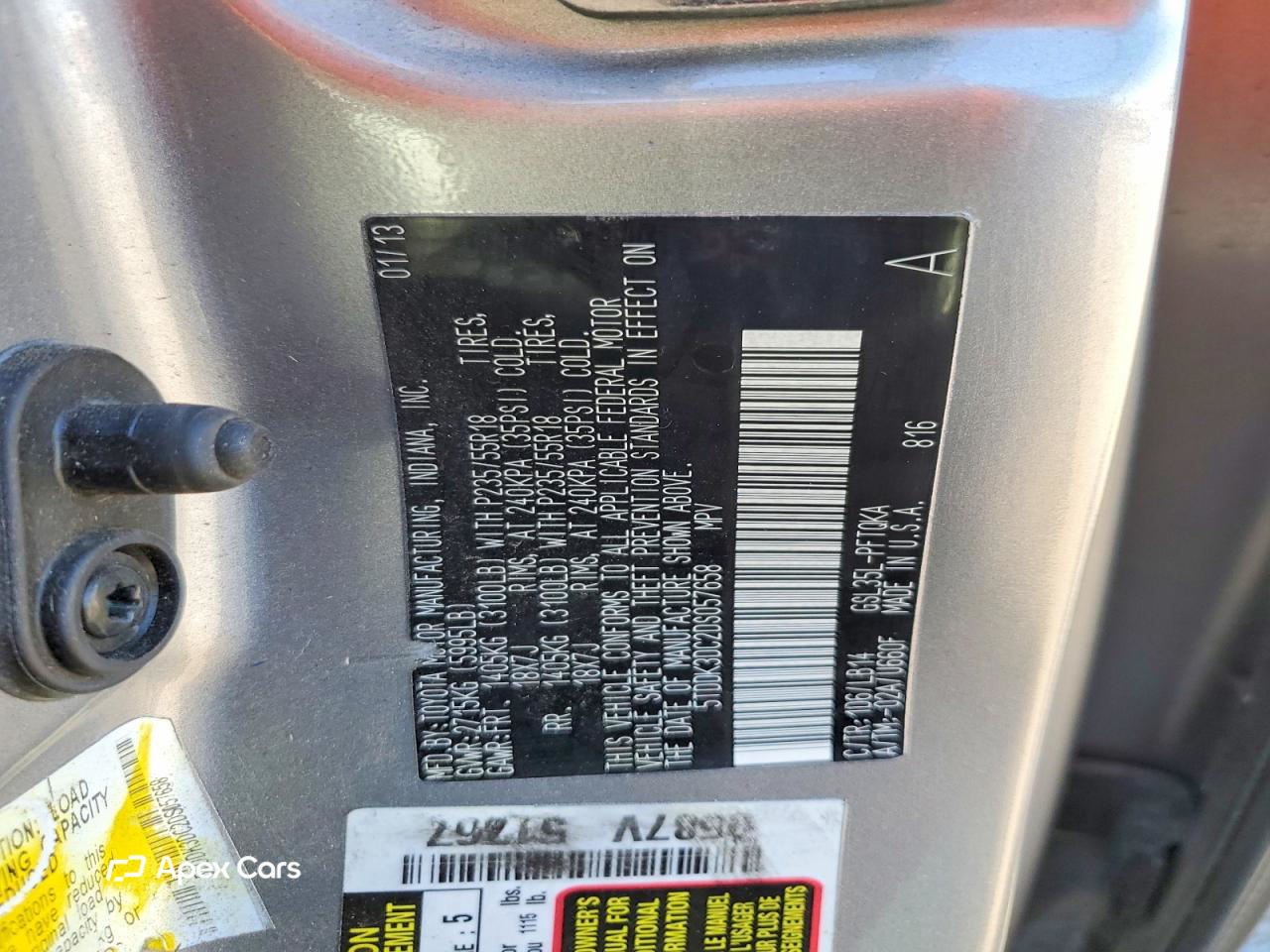 Toyota Sienna 2013