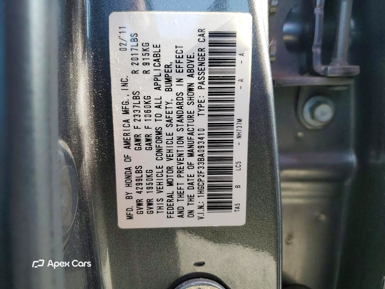 Honda Accord 2011