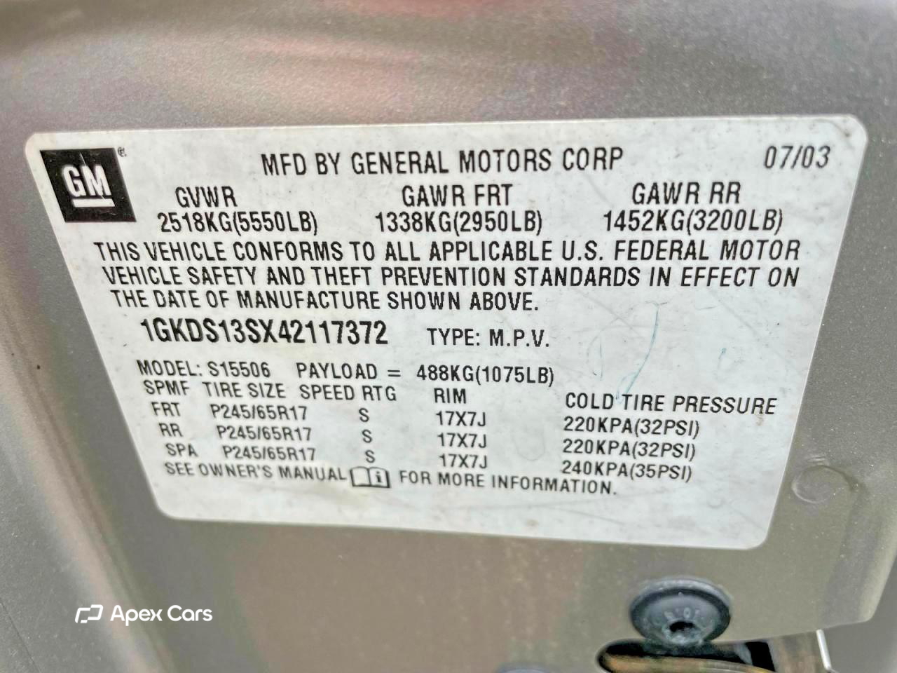 GMC Envoy 2004