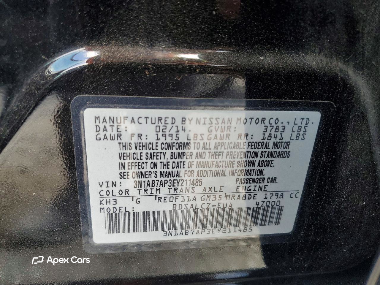 Nissan Sentra 2014