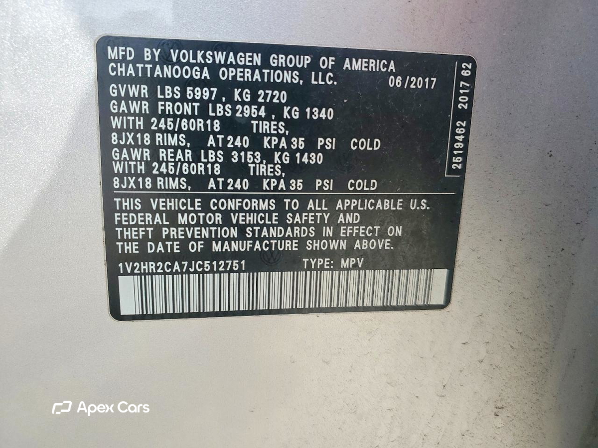 Volkswagen  2018