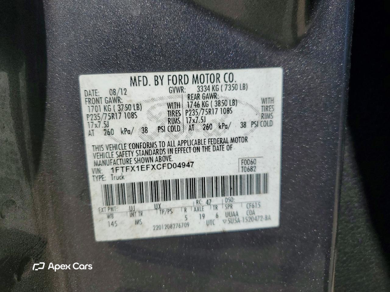 Ford F-150 2012