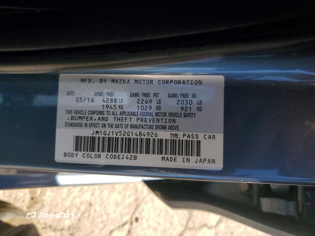 Mazda 6 2016