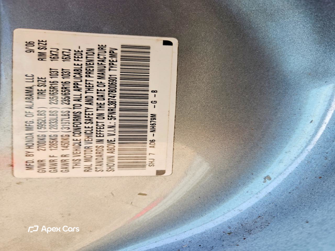 Honda Odyssey 2007