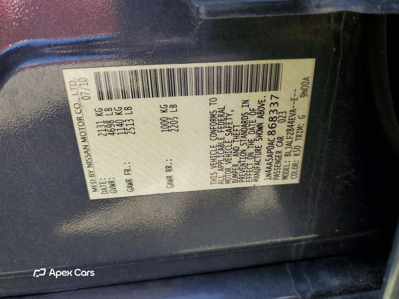 Nissan Maxima 2010
