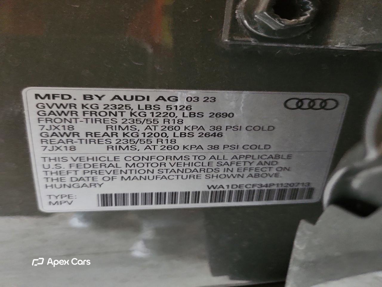 Audi Q3 2023