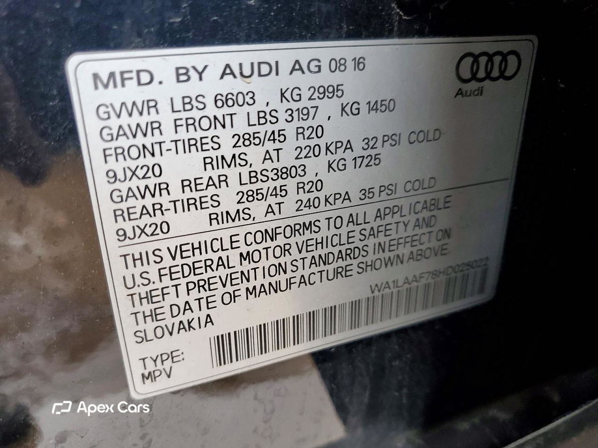 Audi Q7 2017