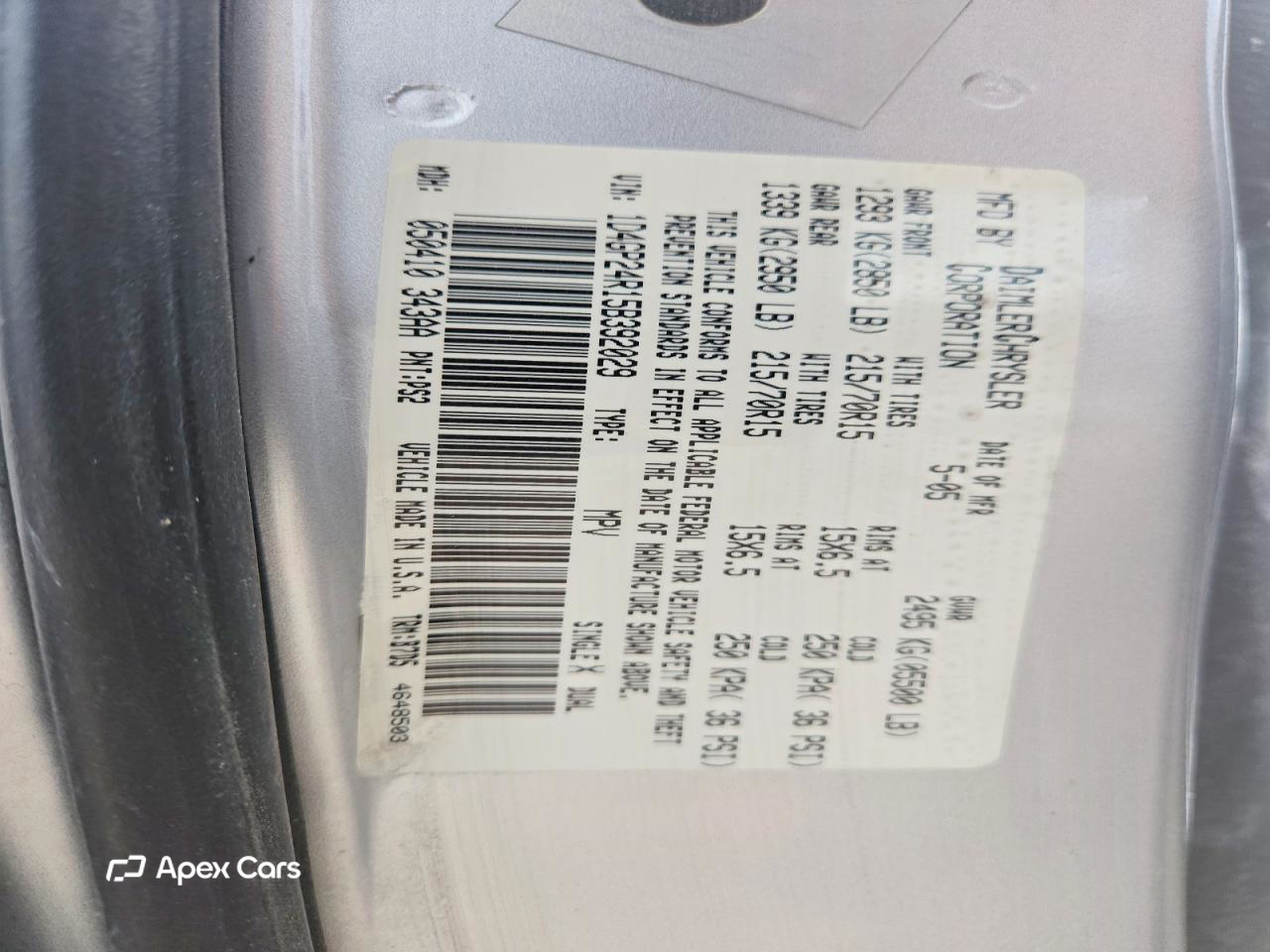 Dodge Caravan 2005