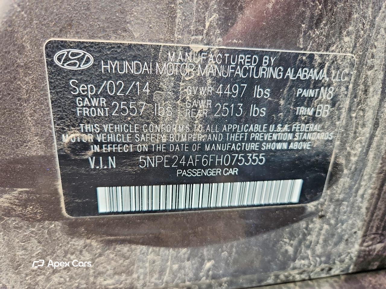 Hyundai Sonata 2015