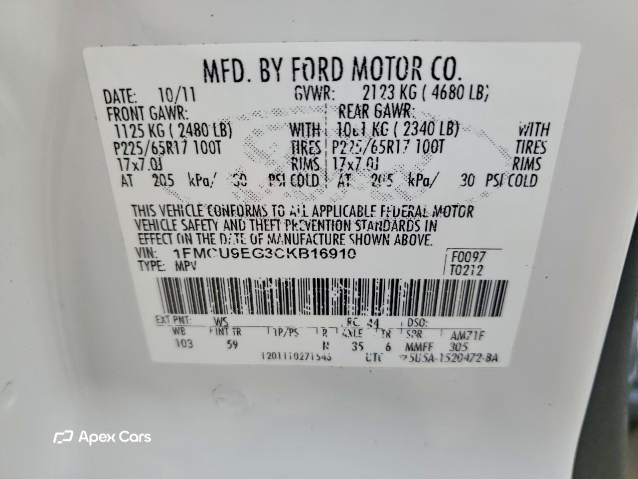 Ford Escape 2012