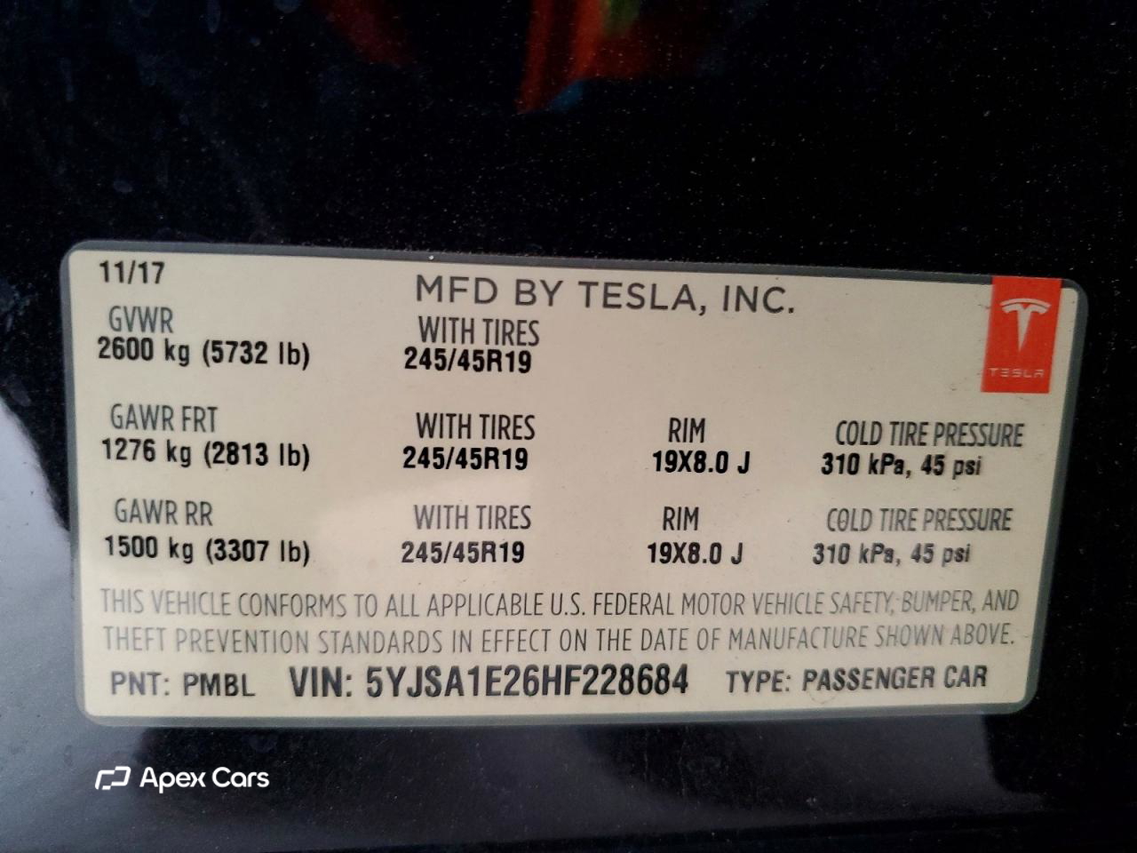 Tesla Model S 2017