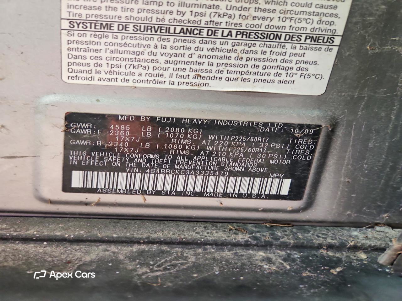 Subaru Outback 2010