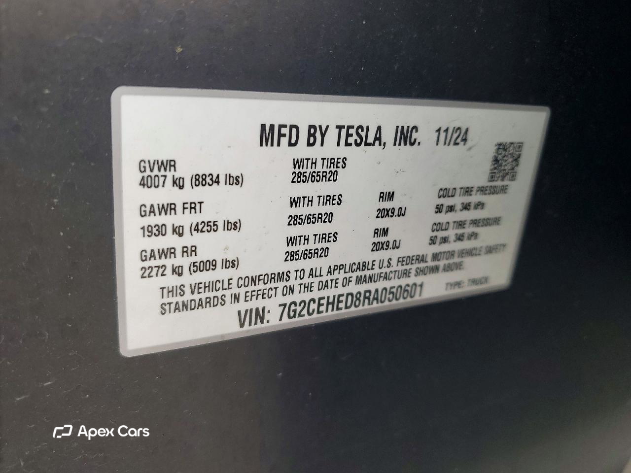 Tesla Cybertruck 2024