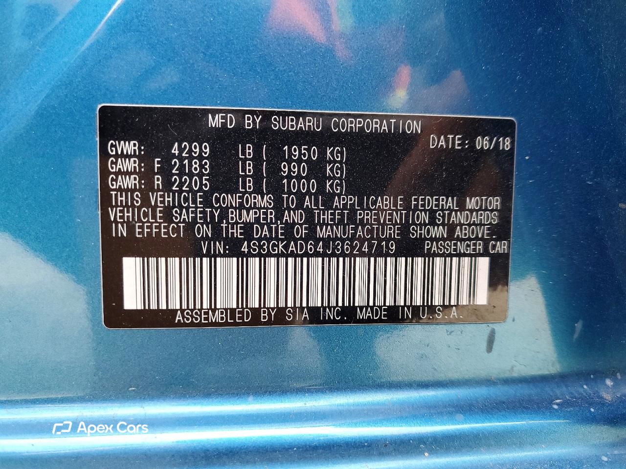 Subaru Impreza 2018